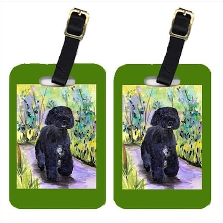 Carolines Treasures Carolines Treasures SS8264BT Portuguese Water Dog Luggage Tags; Pack - 2 SS8264BT